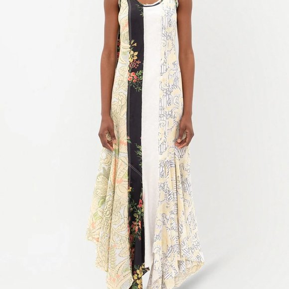 JW ANDERSON FLORAL PATCHWORK DRESS - Picture 1 of 5